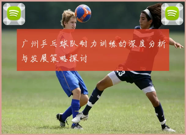 广州乒乓球队耐力训练的深度分析与发展策略探讨